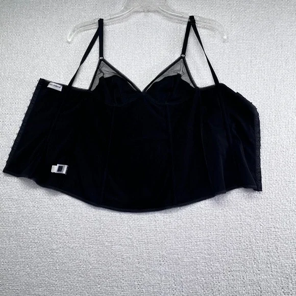 Dolce & Gabbana Black Corset Top, Adjustable Strap Cami, Lingerie, Italian - Picture 7 of 10